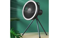 China HEBRONFAN 8 Inch Rechargeable Fan Tripod Hanging For Tent Camping supplier