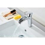 Under Counter Waterfall ODM Silver Electroplated SUS Faucet