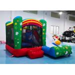 Family Mini Inflatable Bounce House For Backyard Rainbow Color for sale