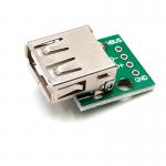 USB To 2.54mm DIP Adapter Female Connectors PCB Converter Board