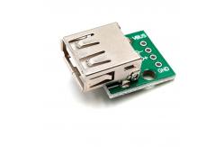 China USB To 2.54mm DIP Adapter Female Connectors PCB Converter Board supplier