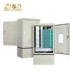 Gray Outdoor 576F Fiber Optic Cross Connect Cabinet For FTTH for sale