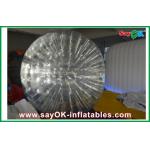 Entertainment  Zorb Ball / Transparent TPU Inflatable Grass Rolling Ball for sale