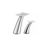 Chrome Plated Metal Feet For Furniture Legs , Metal Sofa Feet Replacement for sale