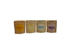 China Custom Stand Up Bag Eco Friendly Biodegradable Packaging Kraft Cosmetic Stand Up Pouch supplier
