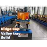 Advanced Effective Ridge Cap Roll Forming Machine With Safety-Fold Profile Design for sale
