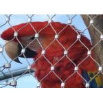 Silver Bird Cage Wire Mesh Stainless Steel Antirust With Fatigue Resistance