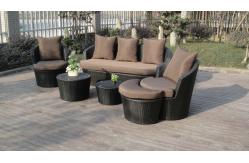 China wicker patio sofa set     supplier