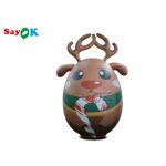 10ft Christmas Decoration Outdoor Air Inflatable Elk Wapiti Deer Mascot Cartoon for sale