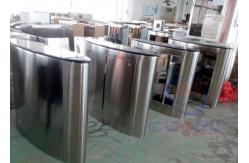 China Retractable Automated Gate Systems / Rfid Card Reader And Fingerprint Flap Barrier Turnstile supplier