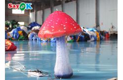 China Outdoor Advertising Led 1m Large Inflable Mushroom For Easter supplier