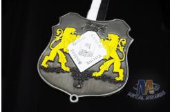 China Small Two Lions Logo Enamel Medals Custom Made For Festival Water Proof supplier