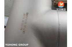 China ASTM B466 C70600 Copper Nickel Alloy Fitting Equal Tee B16.9 supplier