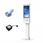 Touch Screen 80mm Thermal Printer QR Code Barcode Scanner Self Ordering Kiosk For Restaurant for sale