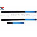 Custom Black Loop Strap Fastener / Strong Colored Hook & Loop Tape for fabric for sale