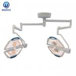 China Operating Room Specialized Medical Equipment Surgery Double Lamps LED Shadowless Operating Light ECOP001 for sale