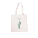 Hand Sewn Canvas Bag Custom Logo Printed For Daily Shopping / Travelling for sale