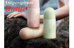 China Pink 70ml Plastic Roll On Bottle Perfume Refillable Roll On Deodorant Bottles supplier