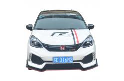 China 2018-2021 Honda Fit Carbon Fiber Front Bumper Lips Guard Body Kit 3Pcs supplier
