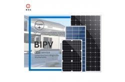 China Half Cut BIPV Solar Panels Monocrystalline Bifacial Mono Perc Solar Panels supplier