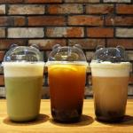 Eco - Friendly Disposable Plastic Cups For Ice Cream Dessert Shops 90mm/95mm for sale