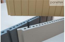 China Textured / Lined Ceramic Wall Cladding Tiles , External Wall Insulation Cladding supplier