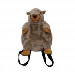 35cm Marmot Stuffed Toy Backpack Memorial Gift Realistic for sale