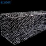 Anticorrosive Hexagonal Galvanized 3mm Woven Gabion Baskets Wall for sale