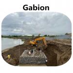 Galvanized Weave 3mx1mx1m Wire Mesh Gabion Baskets For River Channel Protection for sale