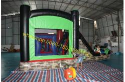 China zombies bouncy castle slide house supplier