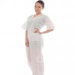 Approved CE MDR Prevent Bacterial  45g/m2 SMS Disposable Medical Use Pajamas Suits for sale