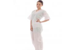 China Approved CE MDR Prevent Bacterial  45g/m2 SMS Disposable Medical Use Pajamas Suits supplier