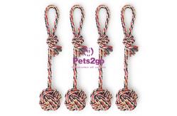 China Braided 20cm Rope Pet Chew Toys For Small Medium Dogs supplier