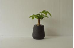 China Modern Round Fiber Clay Planter with Customed Design and Drainage Holes supplier