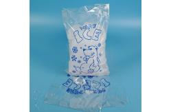 China Food Grade LDPE OEM ODM Drawstring Plastic Bags For Ice Storage supplier