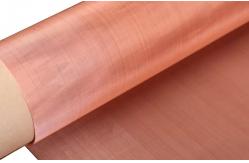 China 99.99% Knitting Woven Copper Mesh Flexible And Fine Red Wire supplier
