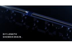 China DIY Length Vertical Shower Drain Adjustable Hight Shower Drains Smart Living supplier