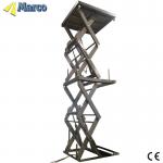 Middle Frame Hydraulic Scissor High Lift Table Lift Stroke 4700mm Running Mode Stationary for Industrial Material Handling for sale