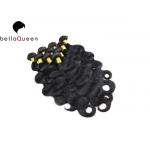 Grade 7A Virgin Brazilian Hair Extension Body Wave , Natural Black Human Hair Weave for sale