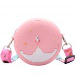 Silicone Key Coin Purse Cute Rainbow Butterfly Tray Change Bag Makeup Bag Wallet Pouch Case With Zipper Lanyard HandBag for sale