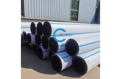 China Water Supplying Dredging HDPE Pipe With Steel Flanges In White Black Co Extruded supplier