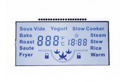 China 3.6V Numeric LCD Display  / TN Segment LCD Screen For Energy Meter supplier