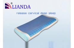 China Forever Cooling Gel Memory Foam Pillow Wave Shape CA117 / BS5852 supplier