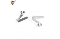 China Small Flat Spring Steel Retaining Clips wire spring hose clamps V Shaped supplier