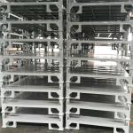 Foldable Stacking Pallet Racks Galvanized Or Powder Coating for sale