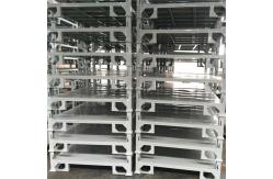 China Foldable Stacking Pallet Racks Galvanized Or Powder Coating supplier
