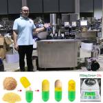 Semi Automatic Capsule Filling Machine Two Head For Empty Hard Capsule for sale