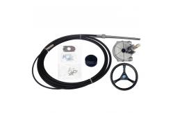 China Marine Boat Outboard Rotating Mechanical Steering System Cable & Wheel Outboard System supplier