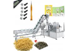 China Eight Station Bag Feeding Machine With Bowl Elevator Semi Automatic Manual Feeding supplier