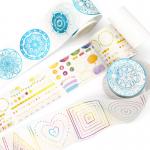 Custom Cartoon Design Colored Washi Tape Printed Foil Washi Tape for sale